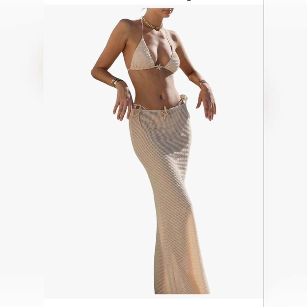 SHENHE Women's 3 Piece String Bikini Set #1070 NWOT